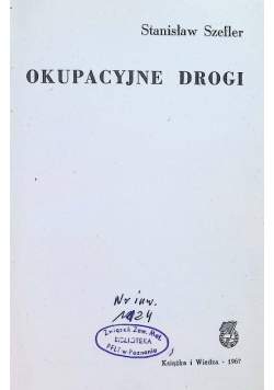 Okupacyjne drogi