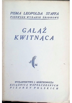Gałąź kwitnąca, 1932 r.