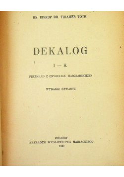 Dekalog I - II 1947 r.