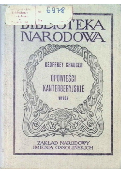 Opowieści kanterberyjskie