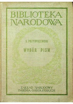 Przybyszewski Wybór pism