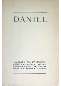 Pisma pośmiertne Daniel 1908 r.