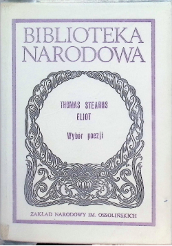 Eliot Wybór poezji