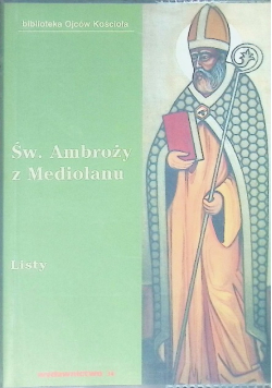 Św. Ambroży z Mediolanu Listy Tom I