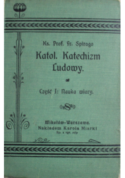 Katolicki katechizm ludowy 1911 r.