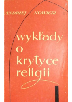 Wykłady o krytyce religii