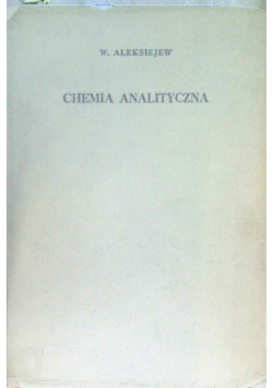 Chemia analityczna