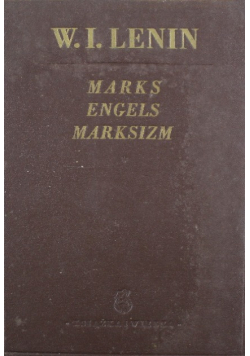 Marks Engels Marksizm 1949 r.