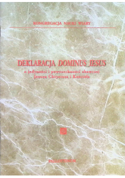 Deklaracja Dominus Iesus