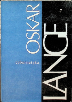 Cybernetyka Tom 1