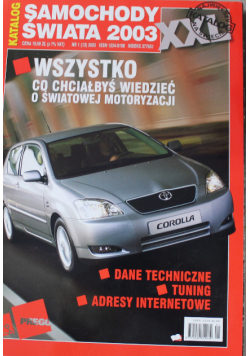 Samochody świata 2003