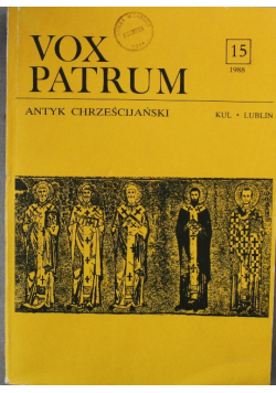 Vox Patrum Nr 15 / 88