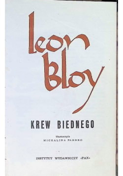 Krew biednego