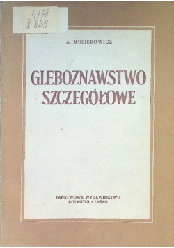 Gleboznawstwo szczegółowe