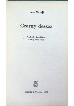 Czarny deszcz
