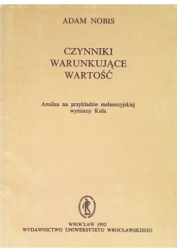 Czynniki Warunkujące Wartość