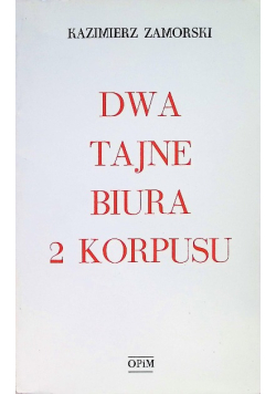 Dwa tajne biura 2 Korpusu