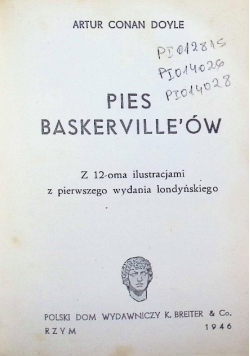 Pies Baskerville'ów 1946 r.