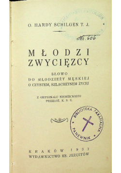 Młodzi zwycięzcy 1931 r.
