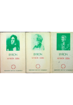 Byron Wybór Dzieł Tom 1 do 3