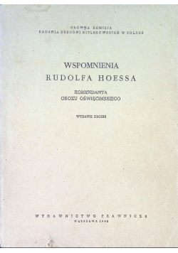 Wspomnienia Rudolfa Hoessa
