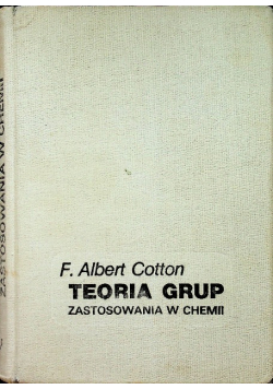 Teoria grup Zastosowanie w chemii