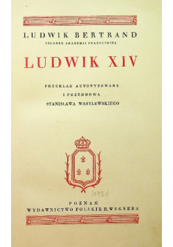 Ludwik XIV 1931r