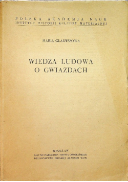 Wiedza ludowa o gwiazdach