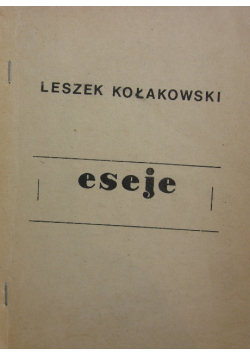 Eseje