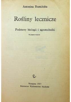 Rośliny lecznicze