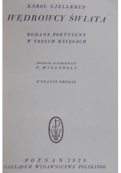 Wędrowcy świata, 1924 r.