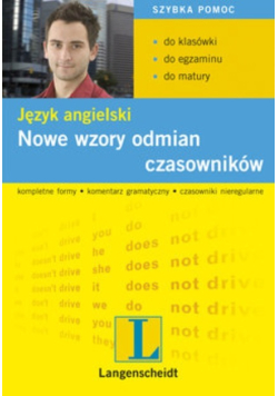 Nowe wzory odmian czasowników angielskich