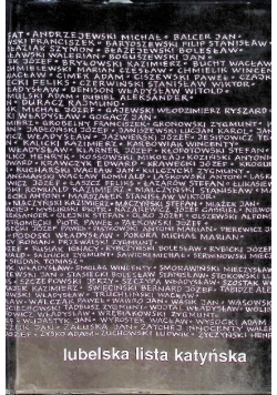 Lubelska lista katyńska