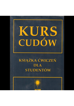 Kurs Cudów książka ćwiczeń dla studentów