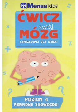 Mensa Kids Ćwicz swój mózg Łamigłówki dla dzieci Poziom 4 Perfidne zagwozdki