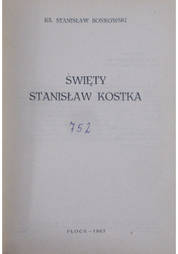 Święty Stanisław Kostka