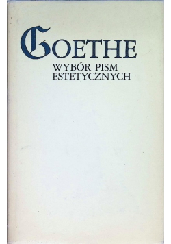Wybór pism estetycznych