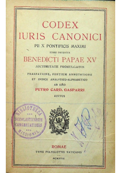 Codex iuris canonici 1918 r.