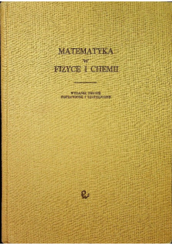 Matematyka w fizyce i chemii