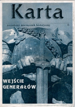 Karta Nr 6 / 91 Wejście generałów