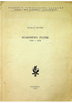 Starostwo puckie 1546 - 1678