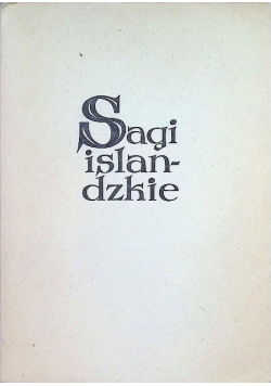 Sagi islandzkie