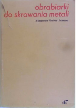 Obrabiarki do skrawania metali