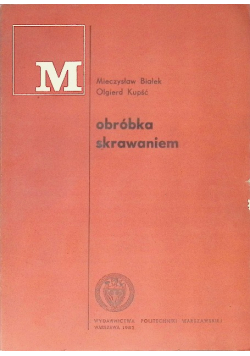 Obróbka skrawaniem