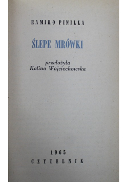 Ślepe mrówki