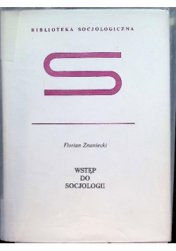 Wstęp do socjologii