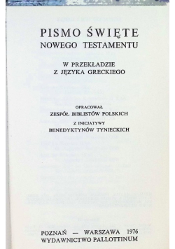 Biblia to jest Pismo Święte Starego i Nowego Testamentu