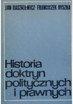 Historia doktryn politycznych i prawnych