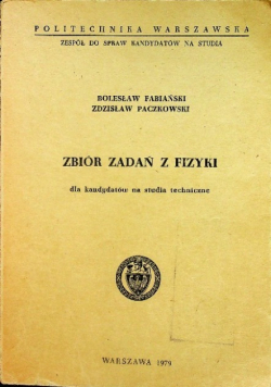 Zbiór zadań z fizyki