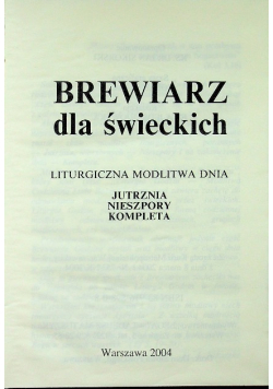 Brewiarz dla świeckich